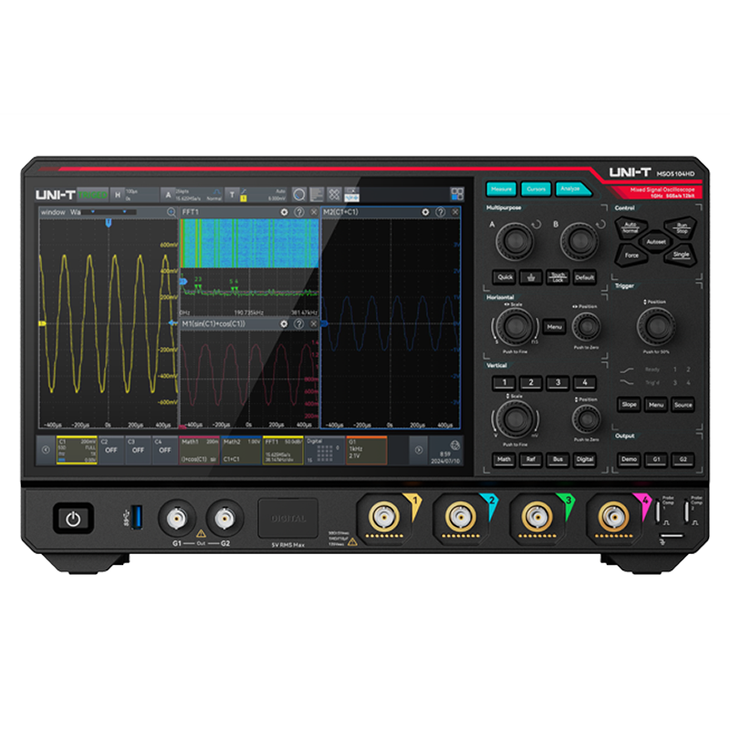 UNI-T MSO5000HD Series High Resolution Oscilloscope
