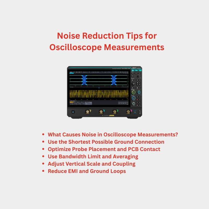 Noise Reduction Tips for Oscilloscope Measurements