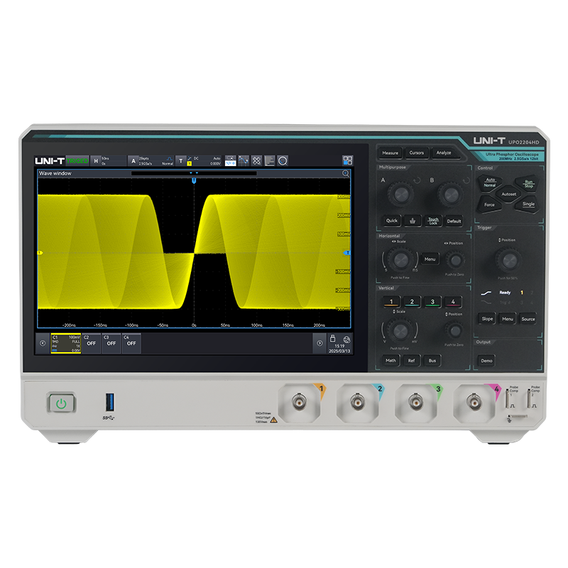 UNI-T UPO2000HD Series High Resolution Oscilloscope
