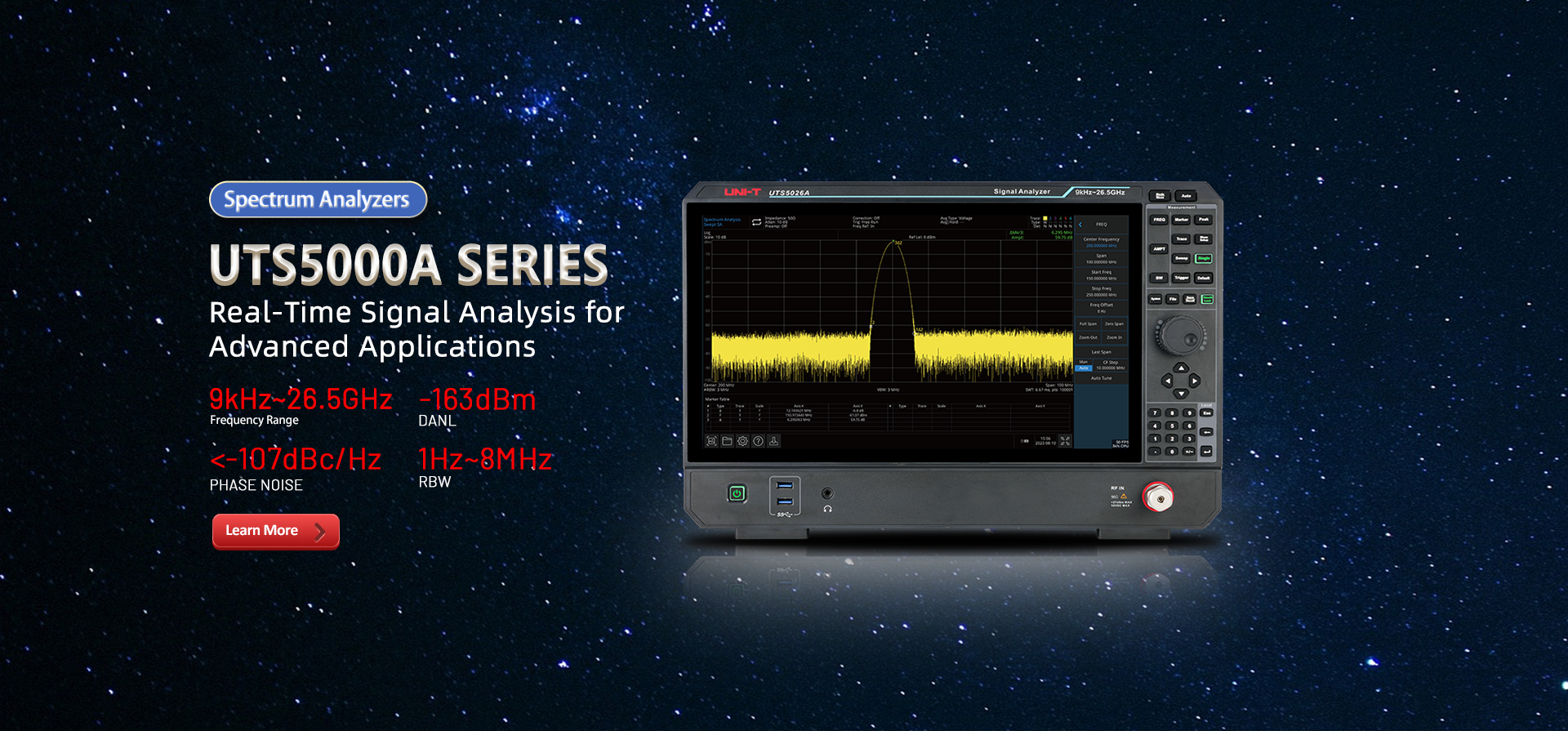 UNI-T Bench Instruments | Oscilloscope, Spectrum Analyzer & many more